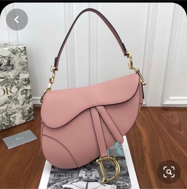 Dior saddle full black premium quality with og box