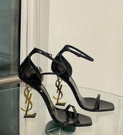 YSL Opyum Heels Premium Black Gold