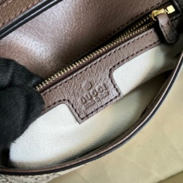 Gucci 699210 Blondie Bag In GG Coated Canvas Leather bag with box