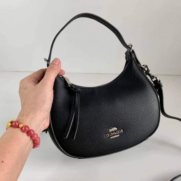 Coach_ kleo hobo bag in signature canvas bag with box