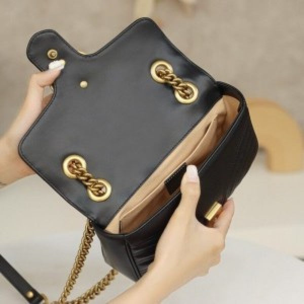 Gucci marmont mini sling bag premium quality with og box