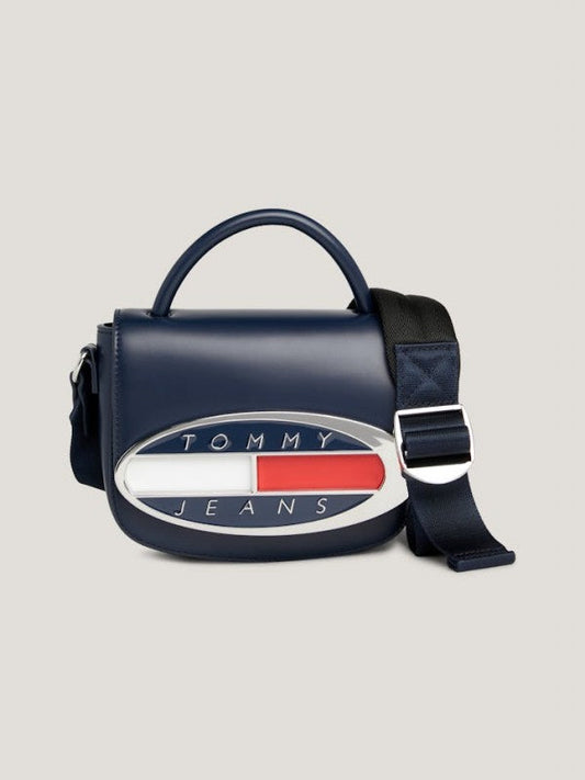 TOMMY JEANS HILFIGER PREMIUM GREY CROSS BODY WITH BOX