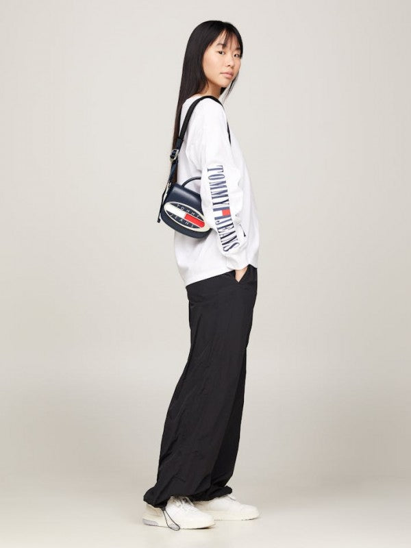 TOMMY JEANS HILFIGER PREMIUM GREY CROSS BODY WITH BOX