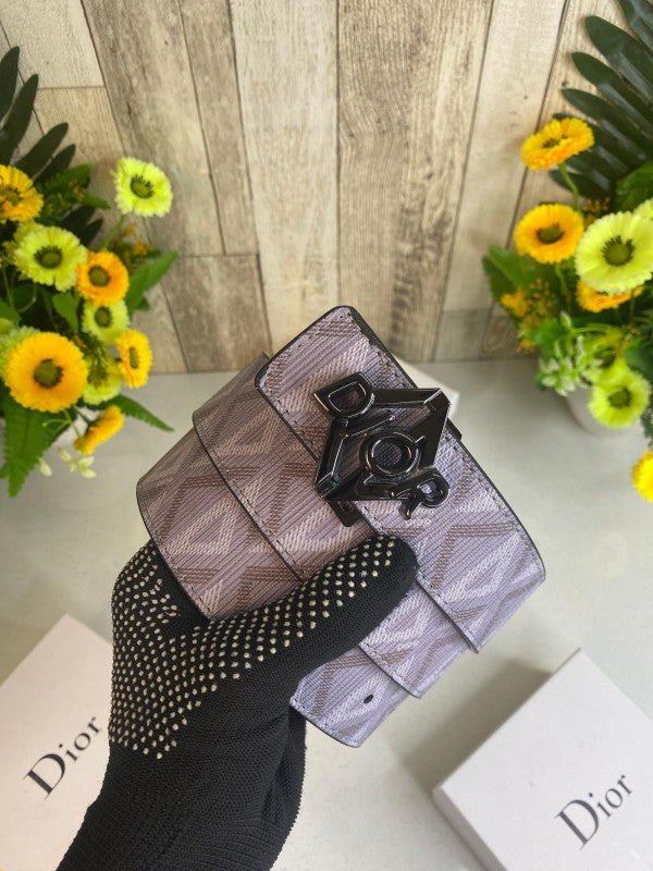CD DIOR MENS BELT WID OG BOX CARD & DUST BAG