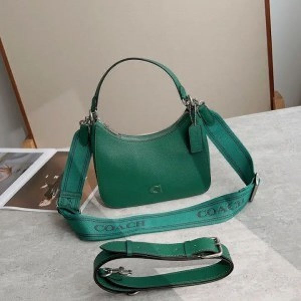 Coach Signature Crossbody Hobo Premium Quality Bag With OG Box & Dust Bag Shoulder Strap