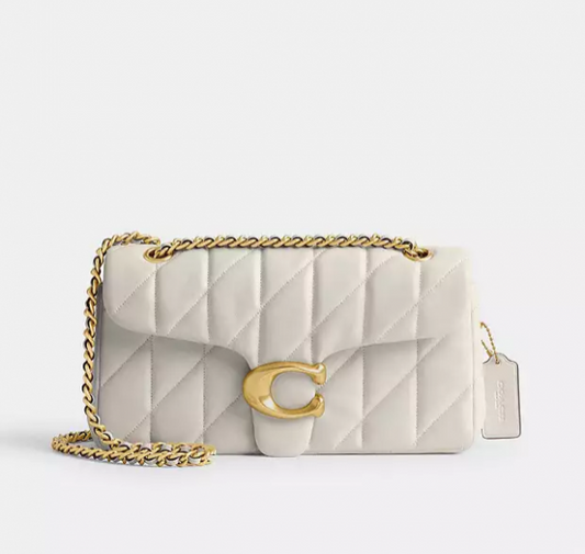 Coach Tabby 20 Quilted Leather Shoulder Bag With Box Dust bag Bill