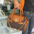 Michael Kors Marilyn Stachel Bag With Dust Bag Sling belt