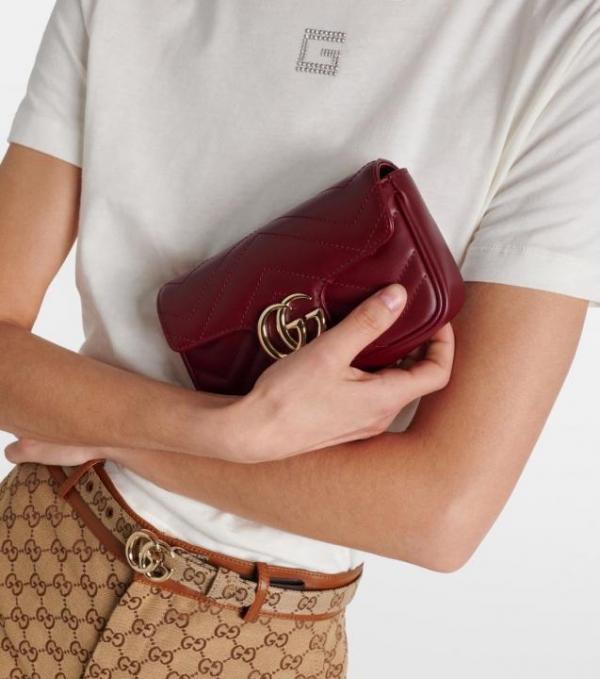 Gucci marmont mini sling bag premium quality with og box