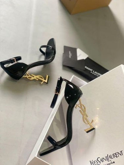 YSL Opyum Heels Premium Black Gold