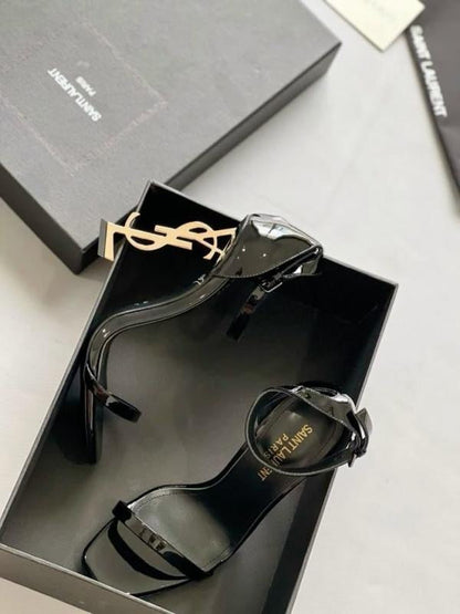 YSL Opyum Heels Premium Black Gold