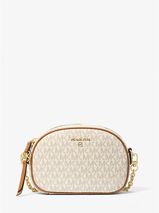 Michael Kors jet set charm small camera crossbody purse bag handbag messenger mk with box