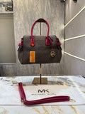 Michael Kors Maeve Large Tote Bag( Dust Bag Sling Belt)